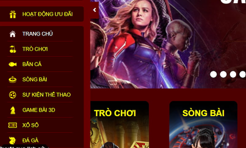 Giao diện 33win bắt mắt, hiện đại, dễ sử dụng